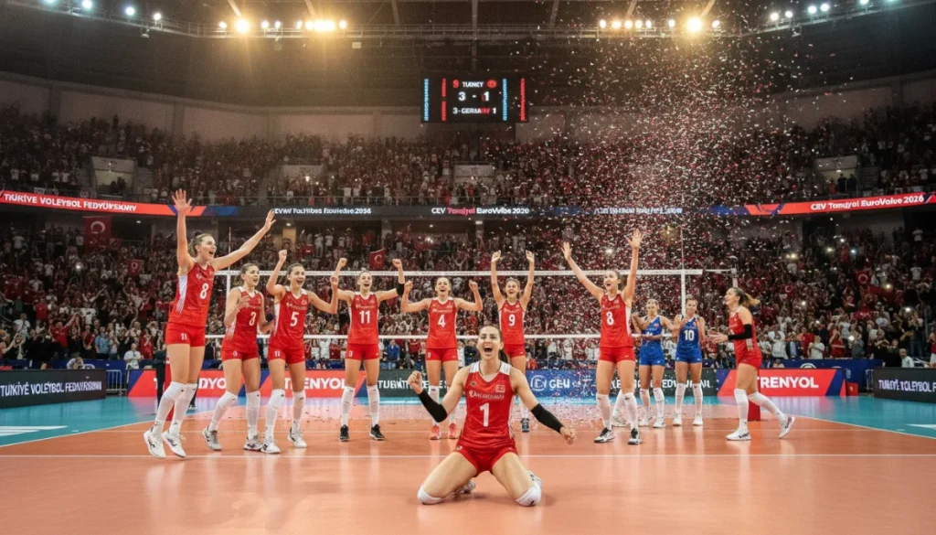 Voleybolun Zirvesinde Ay-Yıldız Rüzgarı: Almanya Engeli Geçildi