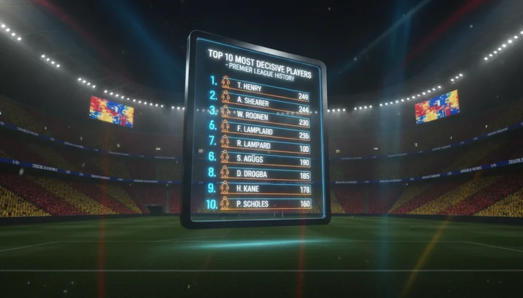 Premier Lig Tarihine Damga Vuran En Belirleyici 10 Futbolcu
